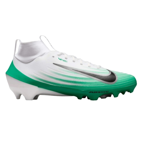 Nike Air Zoom Vapor Pro 1 Football Cleats White Green - Picture 1 of 8